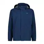 CMP Herren Regenjacke Man Jacket Snaps Hood Blau/Dunkelblau