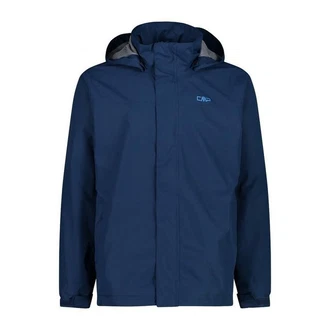 CMP Herren Regenjacke Man Jacket Snaps Hood Blau/Dunkelblau