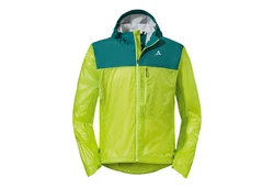 Schöffel Outdoorjacke Hybrid Jacket Flow Trail Grün/Neonfarben/Gelb