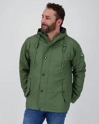 DEPROC Active Regenjacke ANKERGLUT Dunkelgrün/Grün