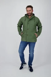 DEPROC Active Regenjacke ANKERGLUT Dunkelgrün/Grün