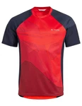 VAUDE T-Shirt Mens Moab T-shirt Vi Kurzarm-Shirt Rot/Mischfarben/Dunkelrot