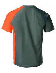 VAUDE T-Shirt Mens Moab T-shirt Vi Kurzarm-Shirt Orange/Mischfarben/Dunkelgrün
