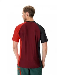 VAUDE T-Shirt Mens Moab T-shirt Vi Kurzarm-Shirt Rot/Dunkelrot
