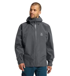 Haglöfs Anorak Roc GTX Jacket Herren Dunkelgrau/Grau/Rot