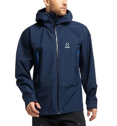 Haglöfs Anorak Roc GTX Jacket Herren Dunkelblau/Hellblau/Blau