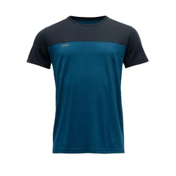 Devold Norang Merino 150 Tee Herren Türkis/Dunkelblau/Blau