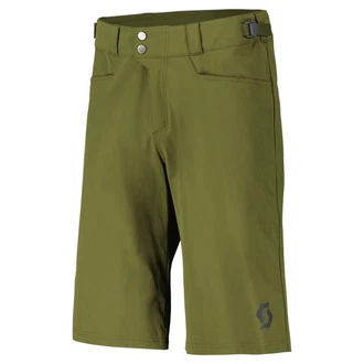 Scott Fahrradhose Radshorts Trail Flow Dunkelgrün/Grün/Khaki
