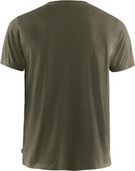 Fjällräven T-Shirt Logo Herren Dunkelgrün