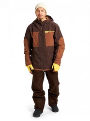 Burton Winterjacke Braun/Dunkelbraun/Orange