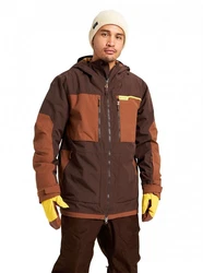 Burton Winterjacke Braun/Dunkelbraun/Orange
