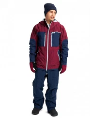 Burton Winterjacke Bordeaux/Rot/Dunkelrot/Lila