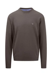 FYNCH-HATTON Pullover Grau/Braun/Dunkelgrau/Khaki