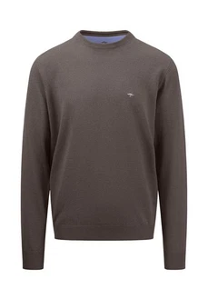 FYNCH-HATTON Pullover Grau/Braun/Dunkelgrau/Khaki