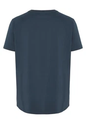 Polo Sylt T-Shirt mit gesticktem Label-Symbol und -Schriftzug Blau/Dunkelblau