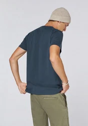 Polo Sylt T-Shirt mit gesticktem Label-Symbol und -Schriftzug Blau/Dunkelblau