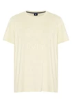 Polo Sylt T-Shirt mit gesticktem Label-Symbol und -Schriftzug Khaki/Beige/Weiß/Gold