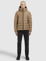 khujo Steppjacke WOU Beige/Braun/Khaki