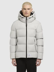 khujo Steppjacke DOVER Grau/Beige/Hellgrau