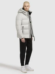 khujo Steppjacke DOVER Grau/Beige/Hellgrau