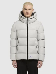 khujo Steppjacke DOVER Grau/Beige/Hellgrau