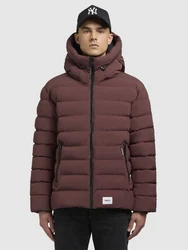 khujo Steppjacke THENO Braun/Rot/Dunkelrot/Bordeaux/Dunkelbraun
