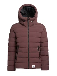 khujo Steppjacke THENO Braun/Rot/Dunkelrot/Bordeaux/Dunkelbraun
