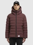 khujo Steppjacke THENO Braun/Rot/Dunkelrot/Bordeaux/Dunkelbraun