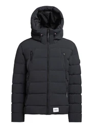 khujo Steppjacke GAON Schwarz/Dunkelgrau