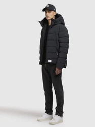 khujo Steppjacke GAON Schwarz/Dunkelgrau