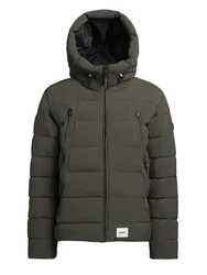 khujo Steppjacke GAON Dunkelgrün/Khaki/Grün