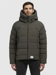 khujo Steppjacke GAON Dunkelgrün/Khaki/Grün