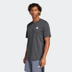 ADIDAS PERFORMANCE Sporthose/ Sportshirt/ Funktionsshirt 'Gym+' Hellgrau/Dunkelgrau/Grau