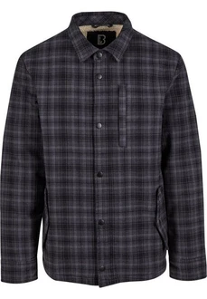 Brandit Classic Sherpa Jacket (1-St) Schwarz/Dunkelblau/Dunkelgrau/Grau