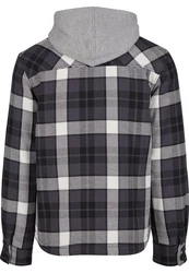Brandit Top Heavy Twill Jacket (1-St) Schwarz/Dunkelgrau/Hellgrau/Grau/Gelb/Dunkelblau