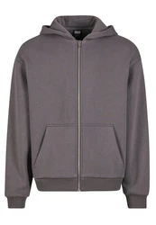 Urban Classics Fluffy Zip Cardigan Hellgrau/Grau/Dunkelgrau/Braun