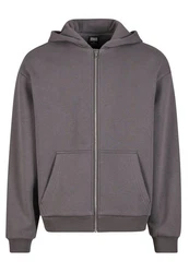 Urban Classics Fluffy Zip Cardigan Hellgrau/Grau/Dunkelgrau/Braun