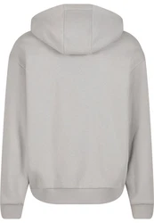Urban Classics Fluffy Zip Cardigan Hellgrau/Grau/Braun