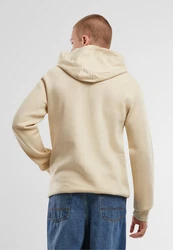 URBAN CLASSICS Kapuzensweatshirt Basic Essential Hoody Beige/Khaki/Braun