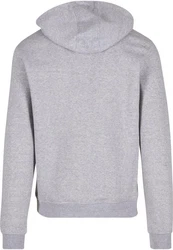 URBAN CLASSICS Kapuzensweatshirt Basic Essential Hoody Grau/Hellgrau
