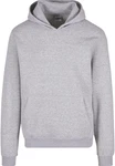 URBAN CLASSICS Kapuzensweatshirt Basic Essential Hoody Grau/Hellgrau