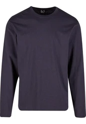 Brandit Premium Longsleeve Shirt Dunkelblau/Lila