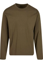 Brandit Premium Longsleeve Shirt Khaki/Dunkelgrün