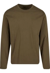 Brandit Premium Longsleeve Shirt Khaki/Dunkelgrün
