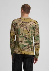 Brandit Premium Longsleeve Shirt Dunkelgrün/Braun