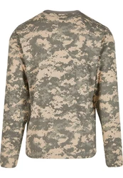 Brandit Premium Longsleeve Shirt Dunkelgrün/Braun/Khaki