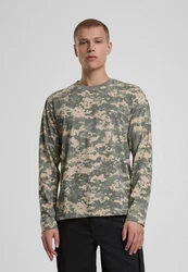 Brandit Premium Longsleeve Shirt Dunkelgrün/Braun/Khaki