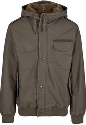 Brandit Winterjacke BW Jacket Jacob (1-St) Khaki/Dunkelgrün/Braun/Grau