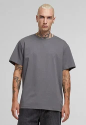 URBAN CLASSICS T-Shirt Sorona Regular Tee Dunkelgrau/Grau/Hellgrau