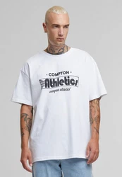 Upscale by Mister Tee Compton Athletic Club Oversize Tee (1-tlg) Weiß